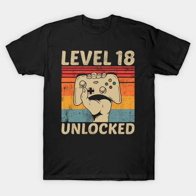 Level 18 Unlocked T-Shirt by POS